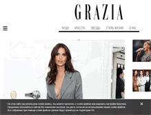 Tablet Screenshot of graziamagazine.ru